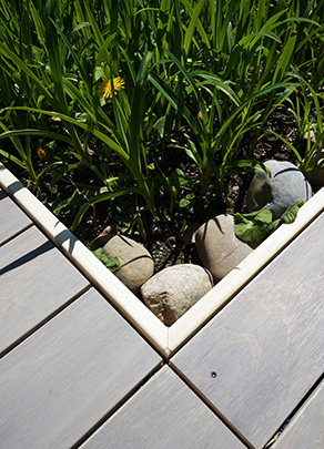 Terrasse en bois rénovée