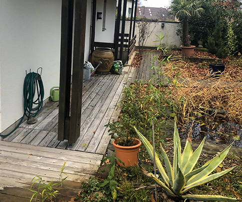 Rénovation d'une terrasse en bois
